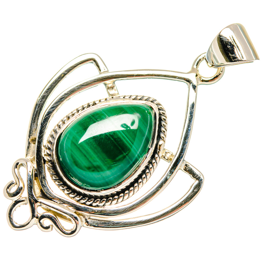 Malachite Pendants handcrafted by Anasilvercos - PD27954 - Photo 2