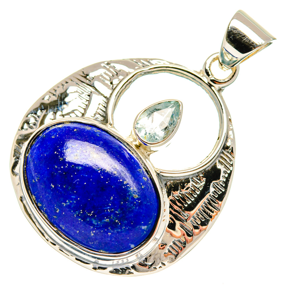 Lapis Lazuli Pendants handcrafted by Anasilvercos - PD27959 - Photo 2