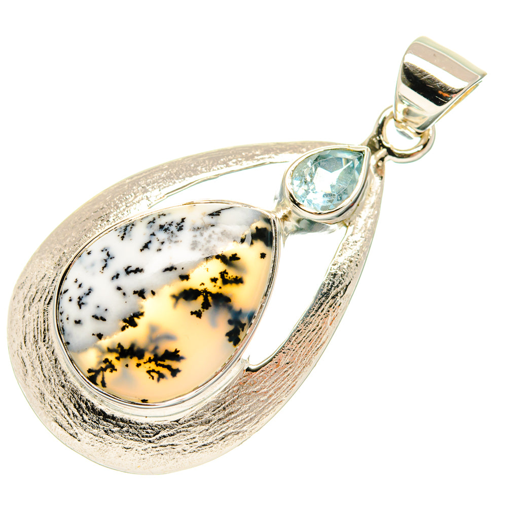 Dendritic Opal Pendants handcrafted by Anasilvercos - PD27973 - Photo 2