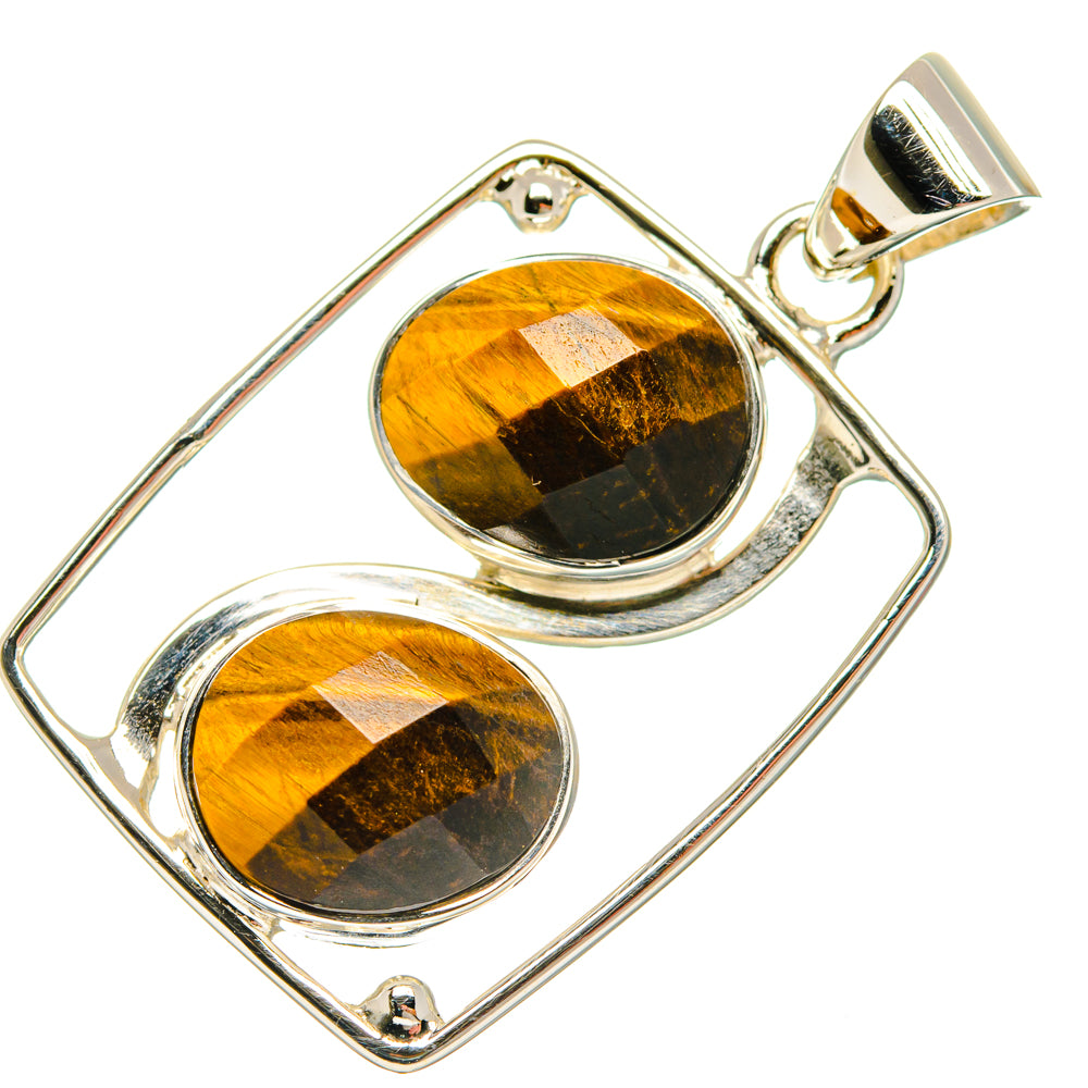 Tiger Eye Pendants handcrafted by Anasilvercos - PD27980 - Photo 2