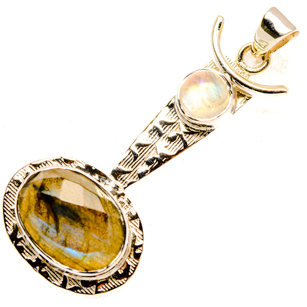 Labradorite Pendants handcrafted by Anasilvercos - PD28000 - Photo 2
