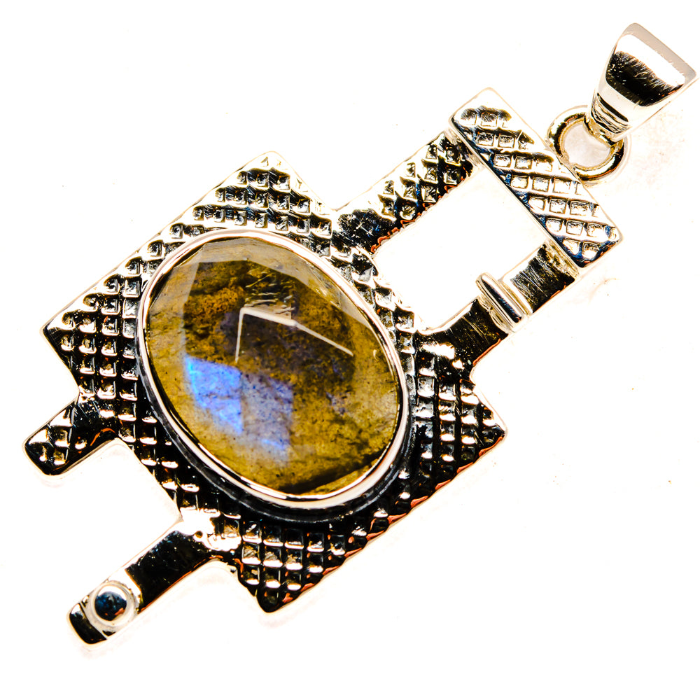 Labradorite Pendants handcrafted by Anasilvercos - PD28005 - Photo 2
