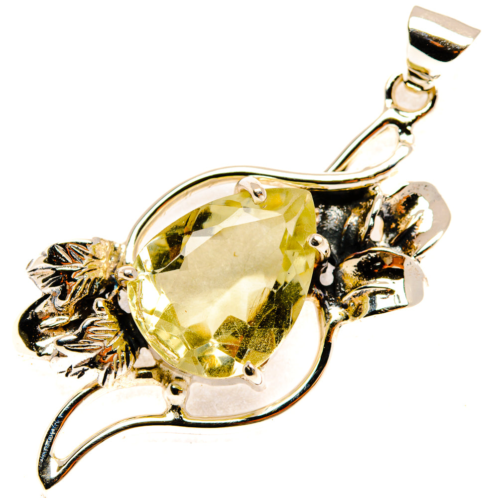 Green Amethyst Pendants handcrafted by Anasilvercos - PD28011 - Photo 2