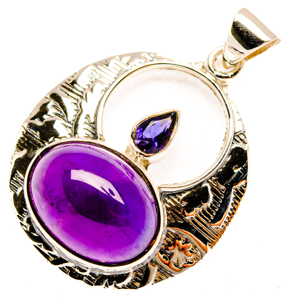 Amethyst Pendants handcrafted by Anasilvercos - PD28013 - Photo 2
