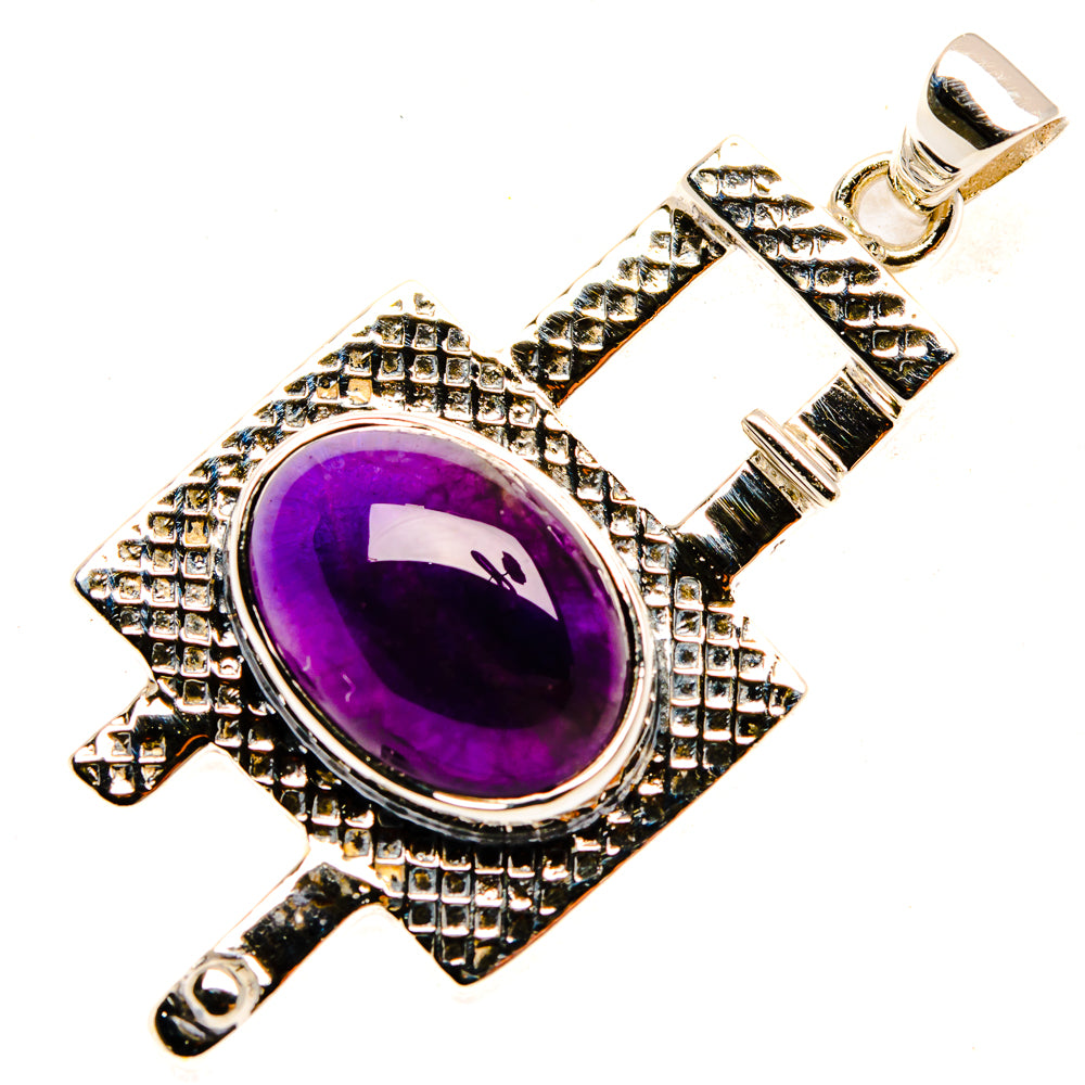 Amethyst Pendants handcrafted by Anasilvercos - PD28017 - Photo 2