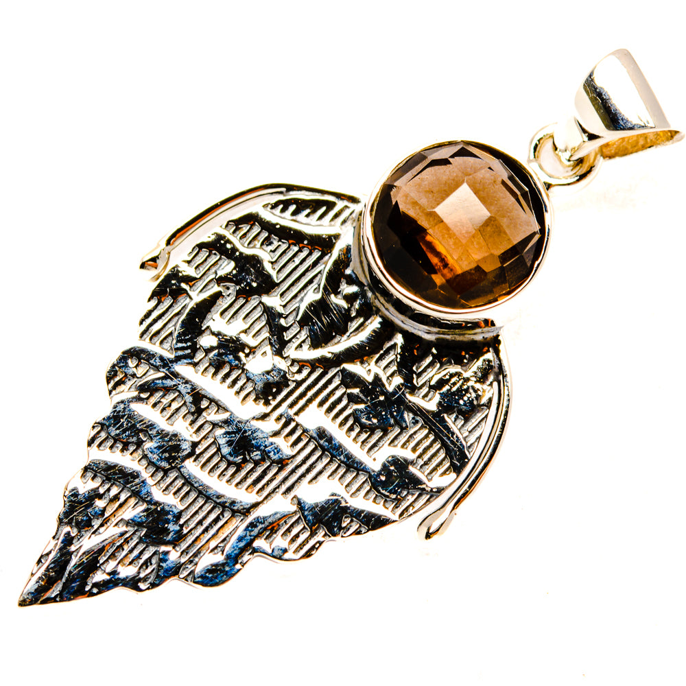 Smoky Quartz Pendants handcrafted by Anasilvercos - PD28020 - Photo 2
