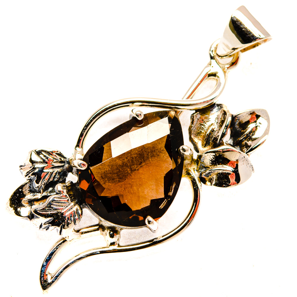 Smoky Quartz Pendants handcrafted by Anasilvercos - PD28032 - Photo 2