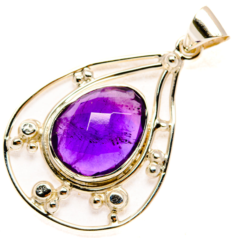 Amethyst Pendants handcrafted by Anasilvercos - PD28036 - Photo 2