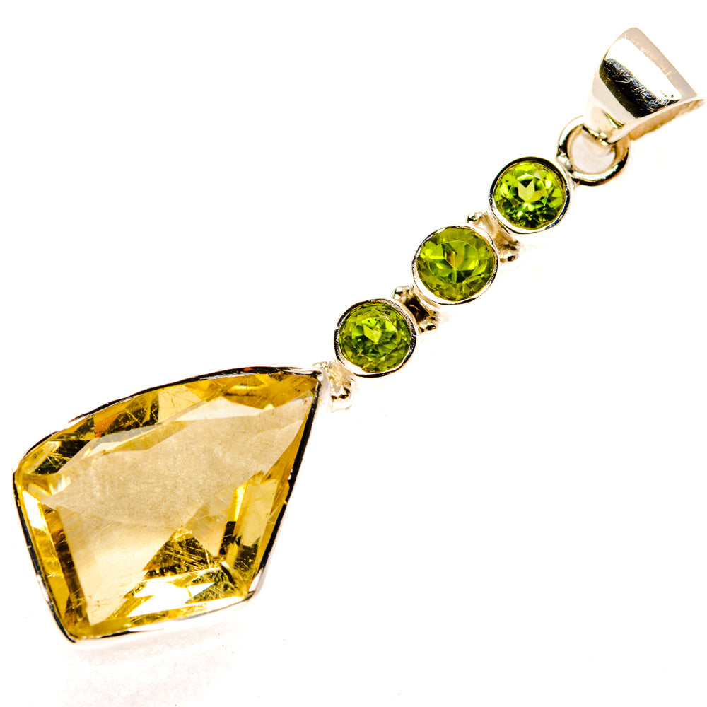 Citrine Pendants handcrafted by Anasilvercos - PD28050 - Photo 2