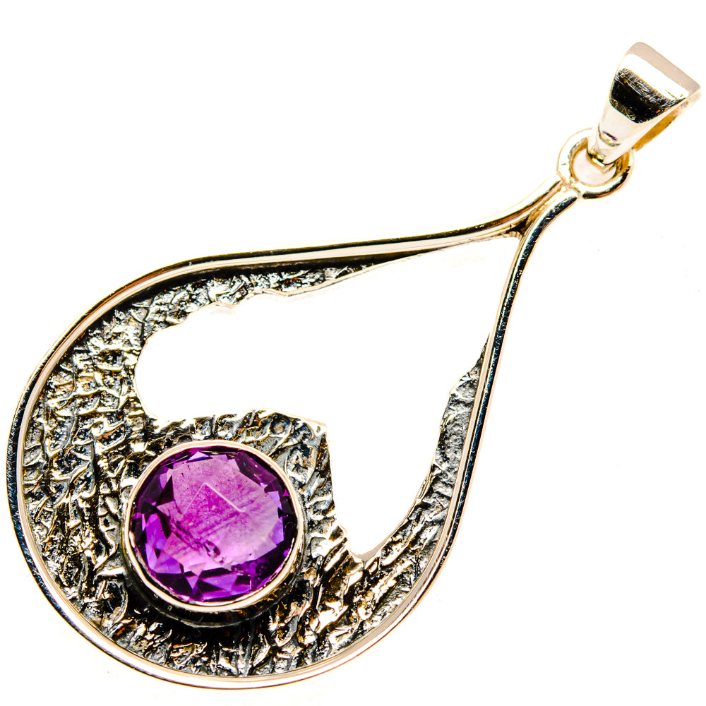 Amethyst Pendants handcrafted by Anasilvercos - PD28054 - Photo 2