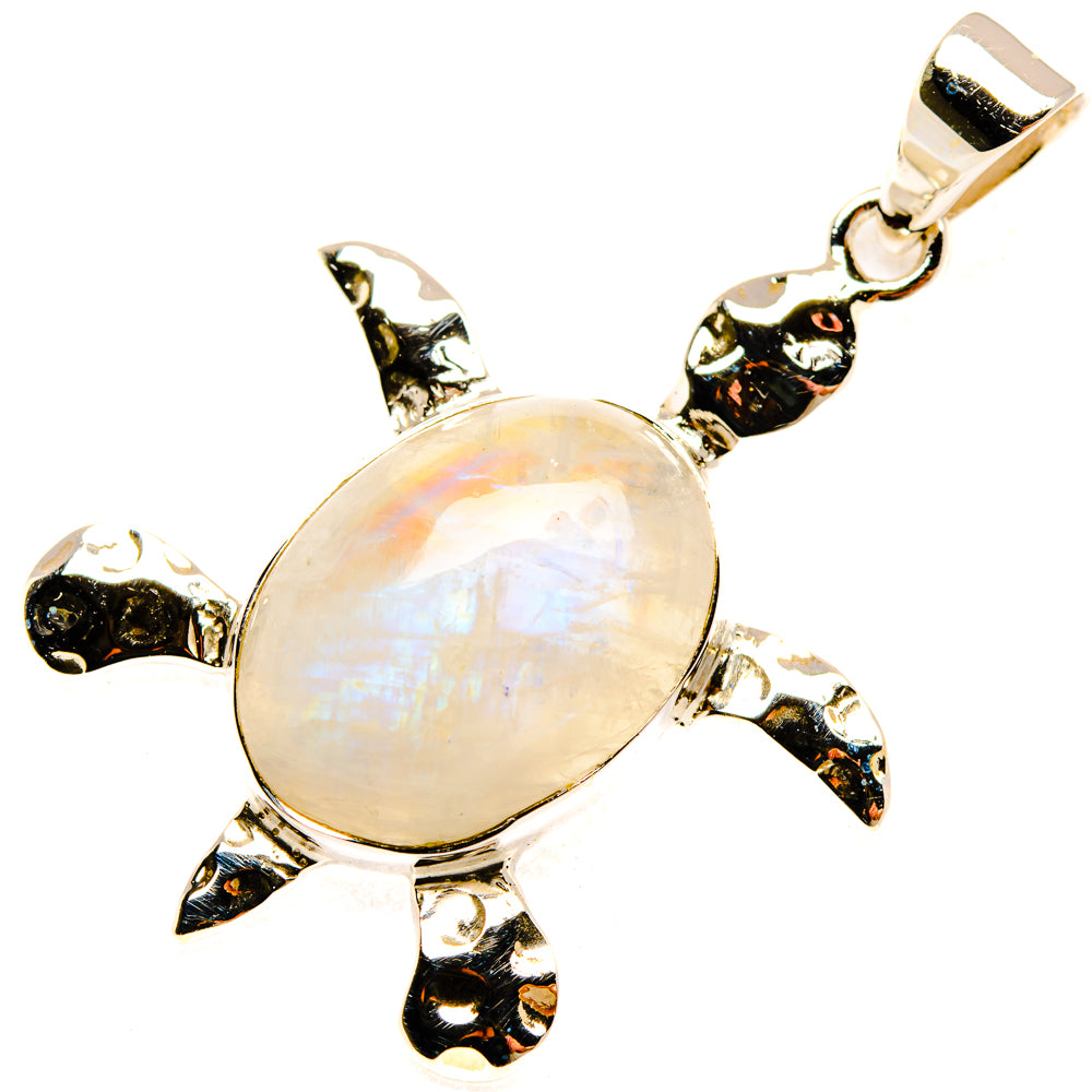 Rainbow Moonstone Pendants handcrafted by Anasilvercos - PD28058 - Photo 2