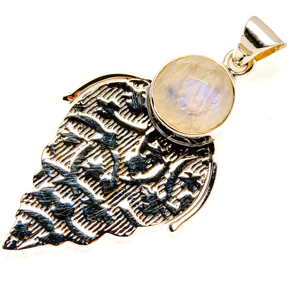 Rainbow Moonstone Pendants handcrafted by Anasilvercos - PD28059 - Photo 2