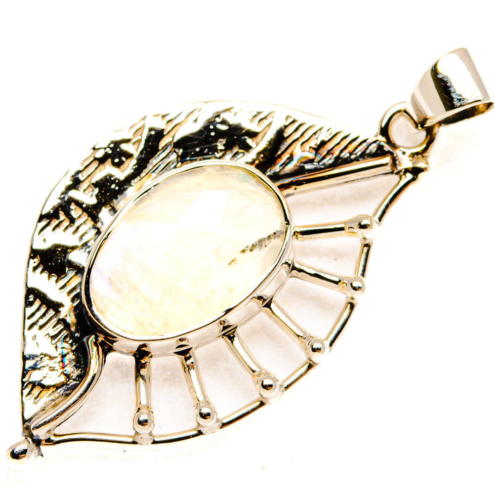 Rainbow Moonstone Pendants handcrafted by Anasilvercos - PD28066 - Photo 2