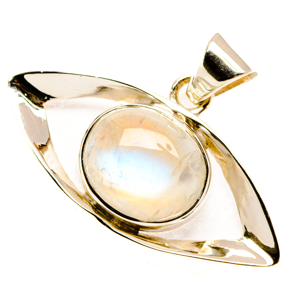 Rainbow Moonstone Pendants handcrafted by Anasilvercos - PD28068 - Photo 2