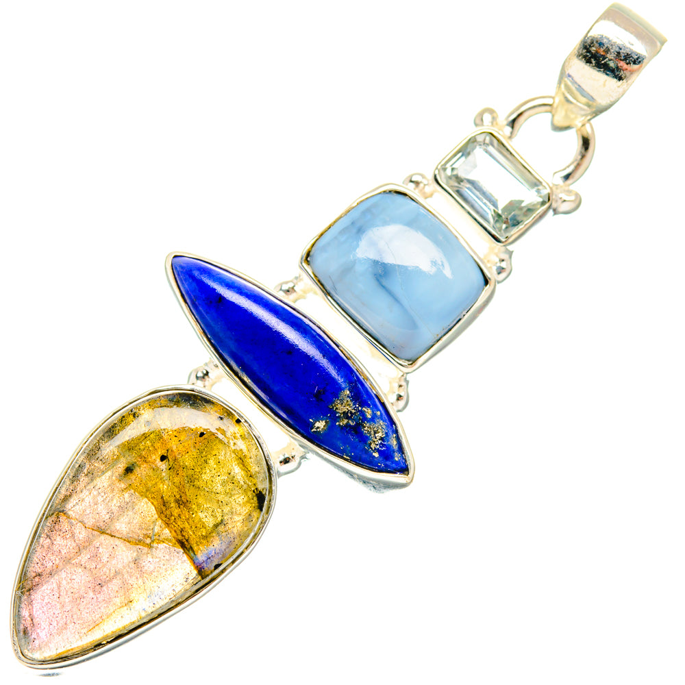 Labradorite Pendants handcrafted by Anasilvercos - PD28078 - Photo 2