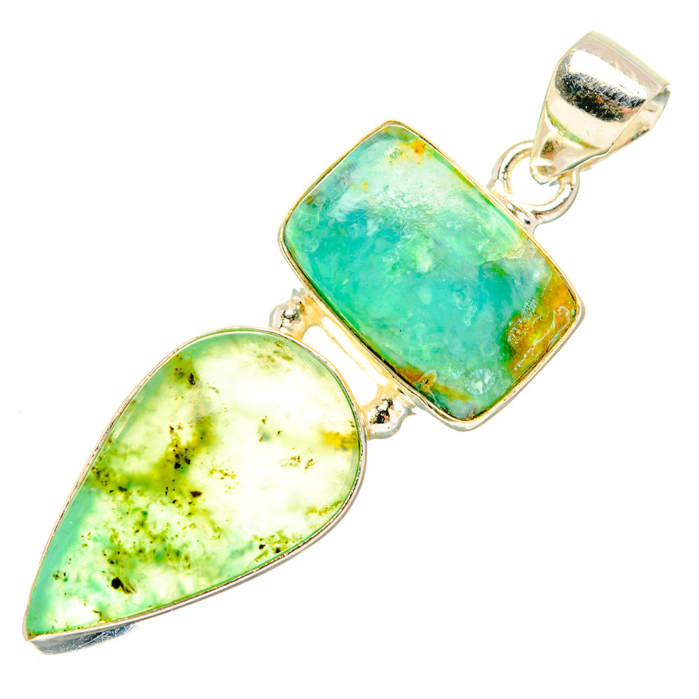 Prehnite Pendants handcrafted by Anasilvercos - PD28082 - Photo 2