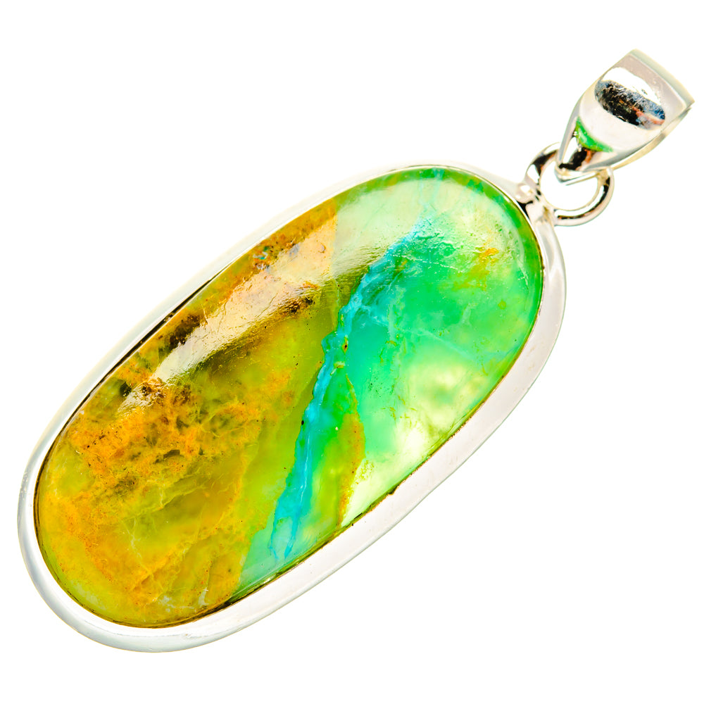 Peruvian Opal Pendants handcrafted by Anasilvercos - PD28102 - Photo 2