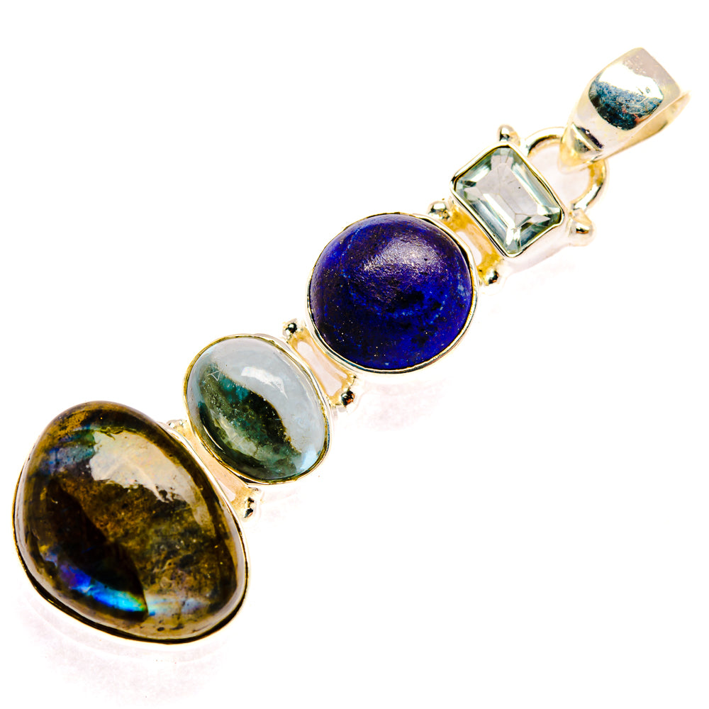 Labradorite Pendants handcrafted by Anasilvercos - PD28126 - Photo 2