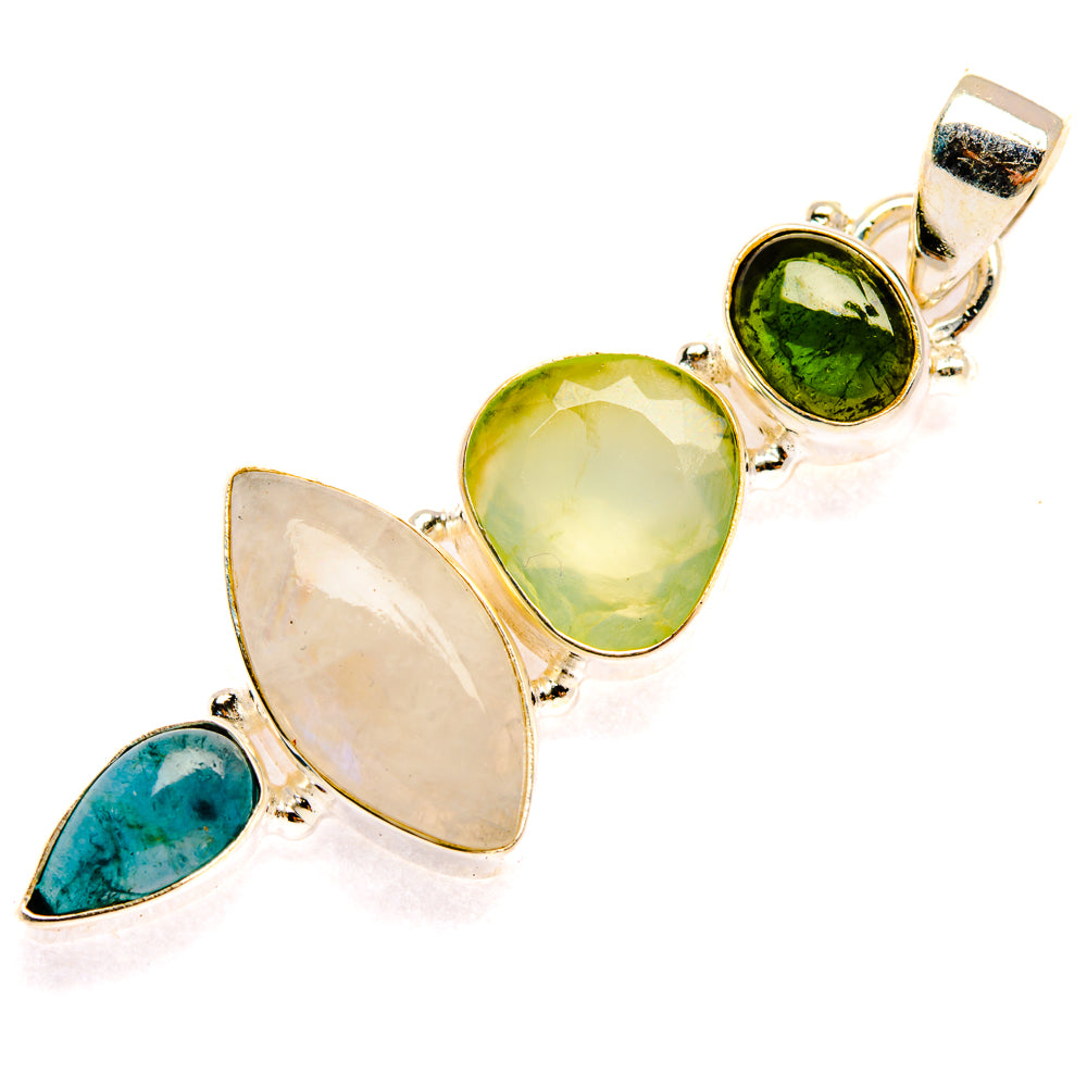 Rainbow Moonstone Pendants handcrafted by Anasilvercos - PD28134 - Photo 2