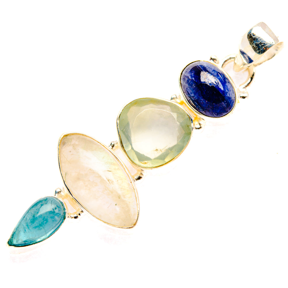 Rainbow Moonstone Pendants handcrafted by Anasilvercos - PD28137 - Photo 2
