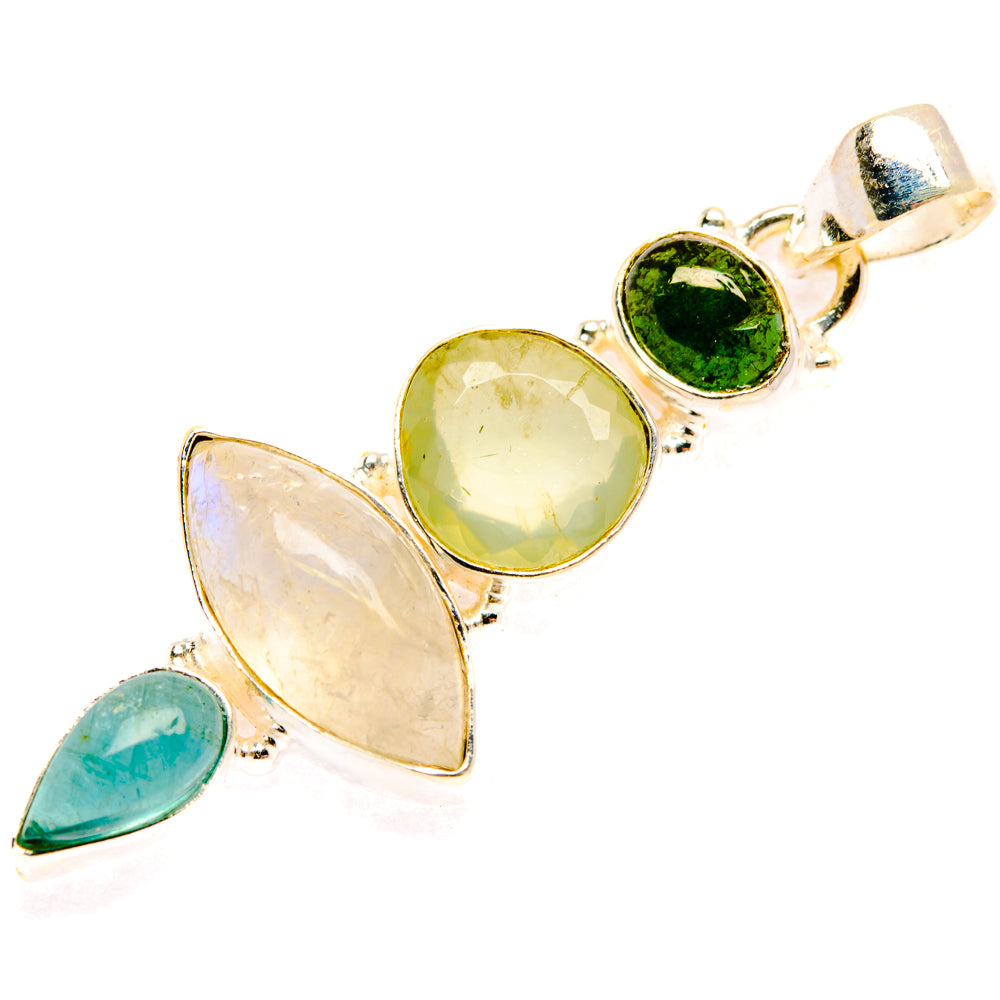 Rainbow Moonstone Pendants handcrafted by Anasilvercos - PD28141 - Photo 2