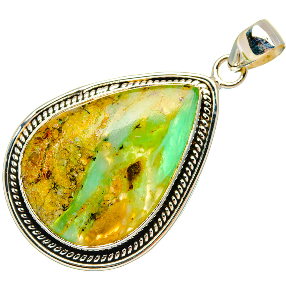 Peruvian Opal Pendants handcrafted by Anasilvercos - PD28189 - Photo 2