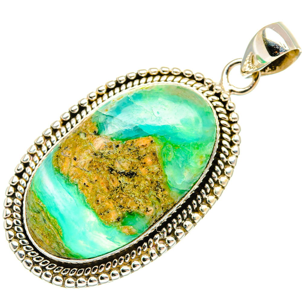 Peruvian Opal Pendants handcrafted by Anasilvercos - PD28190 - Photo 2