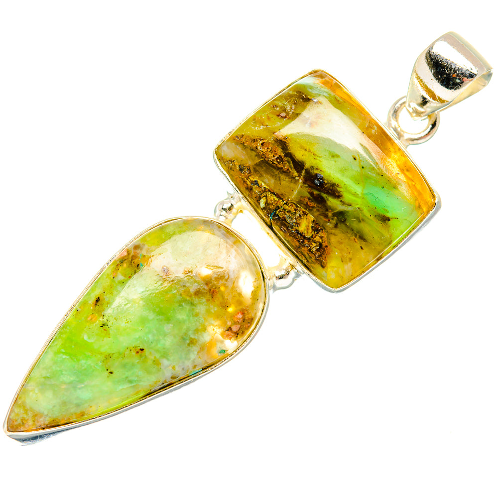 Peruvian Opal Pendants handcrafted by Anasilvercos - PD28198 - Photo 2