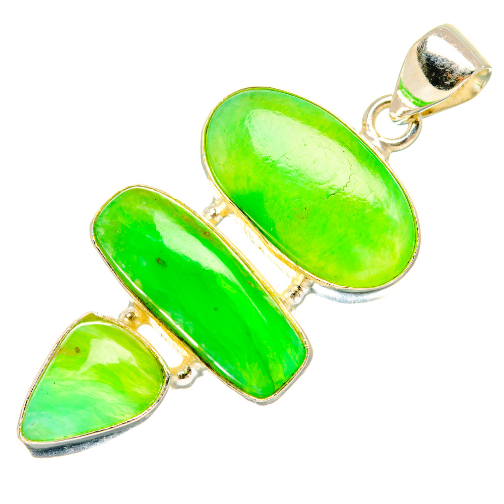 Peruvian Opal Pendants handcrafted by Anasilvercos - PD28206 - Photo 2
