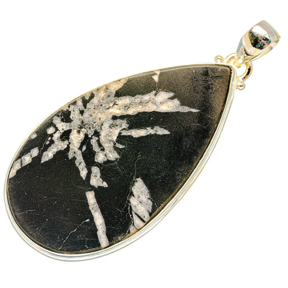 Chrysanthemum Stone Pendants handcrafted by Anasilvercos - PD28216 - Photo 2