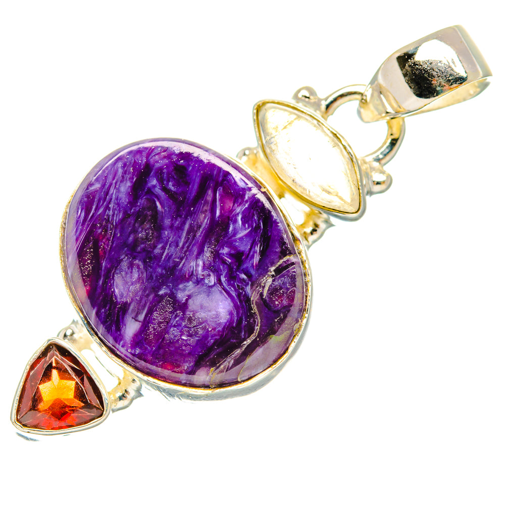 Charoite Pendants handcrafted by Anasilvercos - PD28220 - Photo 2
