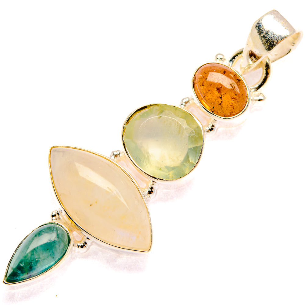 Rainbow Moonstone Pendants handcrafted by Anasilvercos - PD28226 - Photo 2