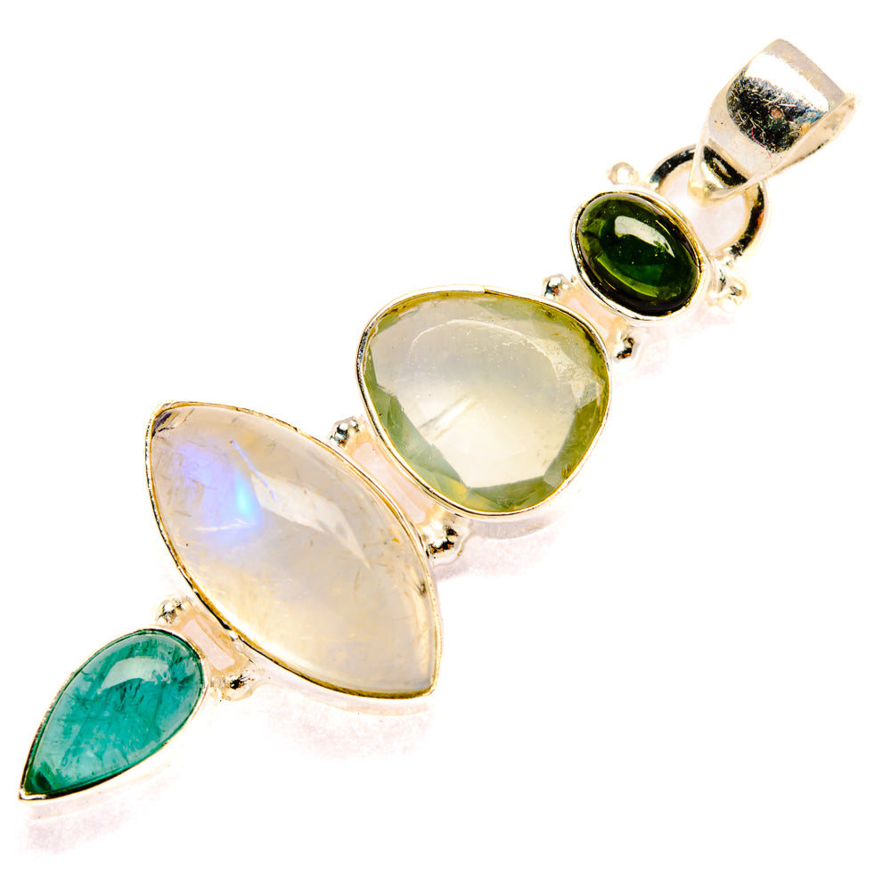 Rainbow Moonstone Pendants handcrafted by Anasilvercos - PD28230 - Photo 2