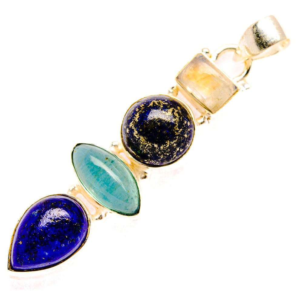 Lapis Lazuli Pendants handcrafted by Anasilvercos - PD28234 - Photo 2