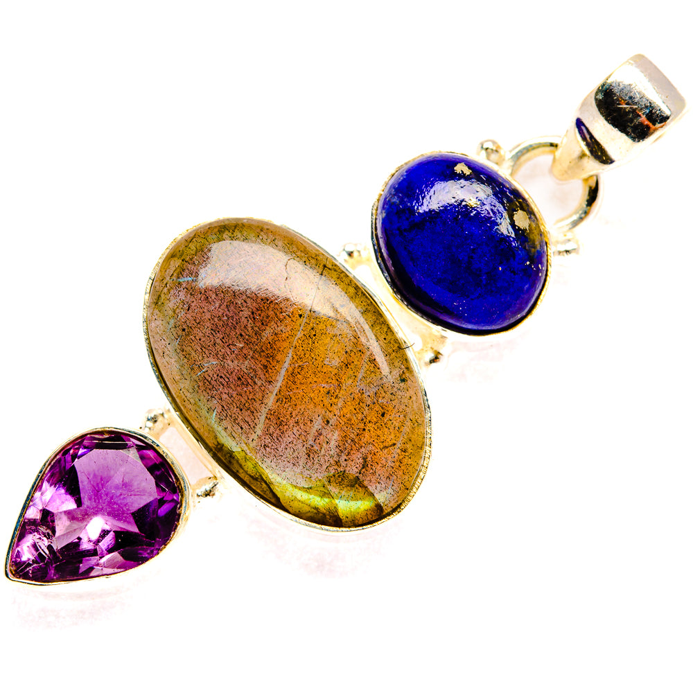 Labradorite Pendants handcrafted by Anasilvercos - PD28236 - Photo 2