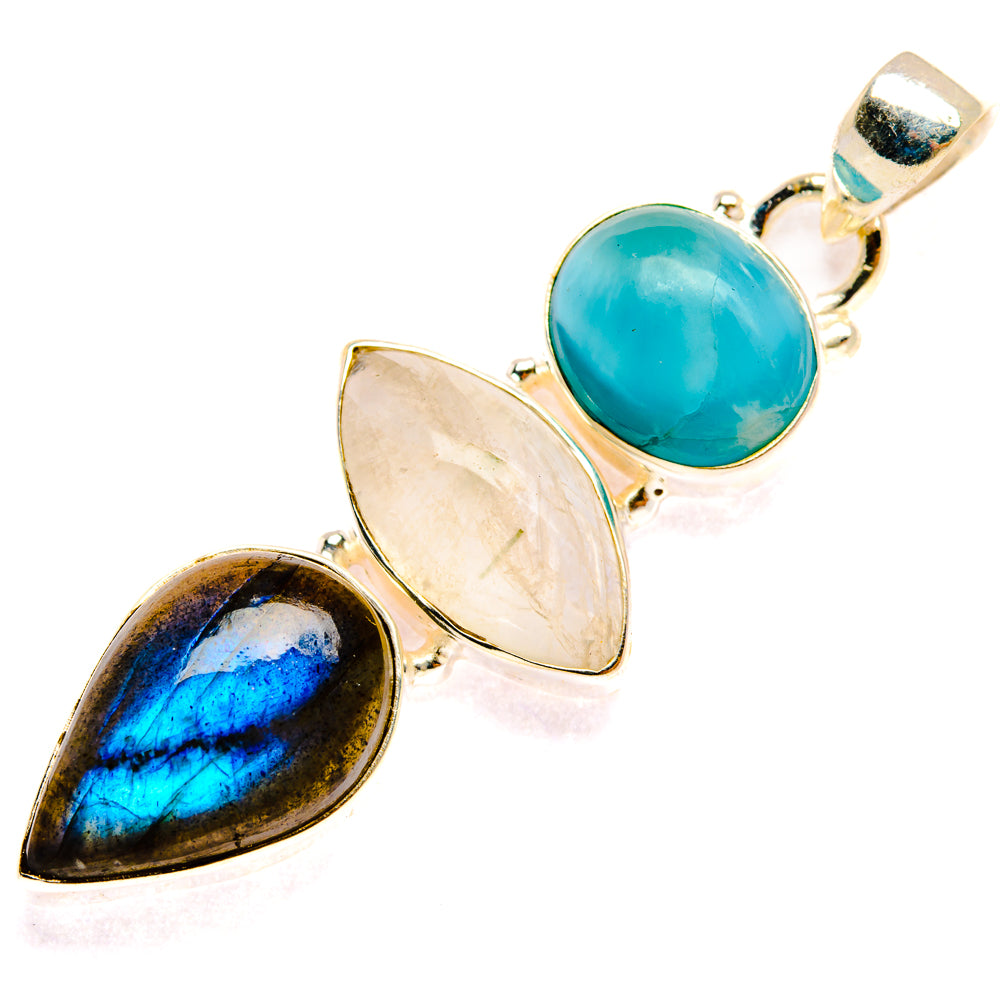 Labradorite Pendants handcrafted by Anasilvercos - PD28237 - Photo 2