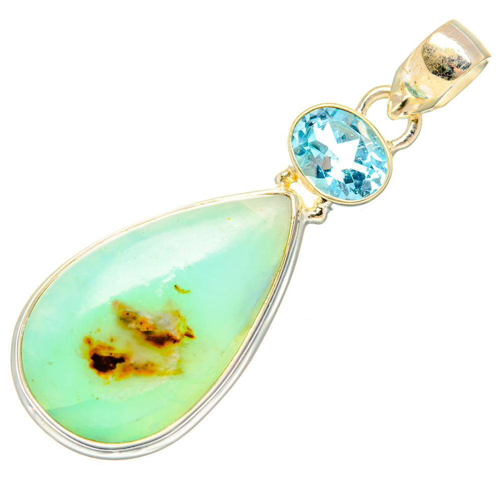Peruvian Opal Pendants handcrafted by Anasilvercos - PD28294 - Photo 2