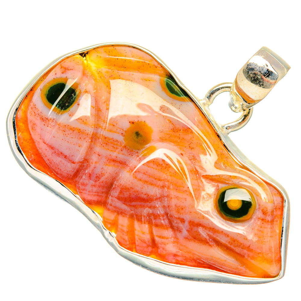 Ocean Jasper Pendants handcrafted by Anasilvercos - PD28295 - Photo 2