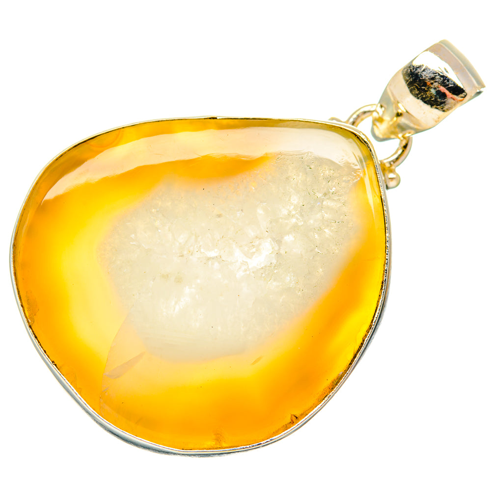 Geode Slice Pendants handcrafted by Anasilvercos - PD28301 - Photo 2