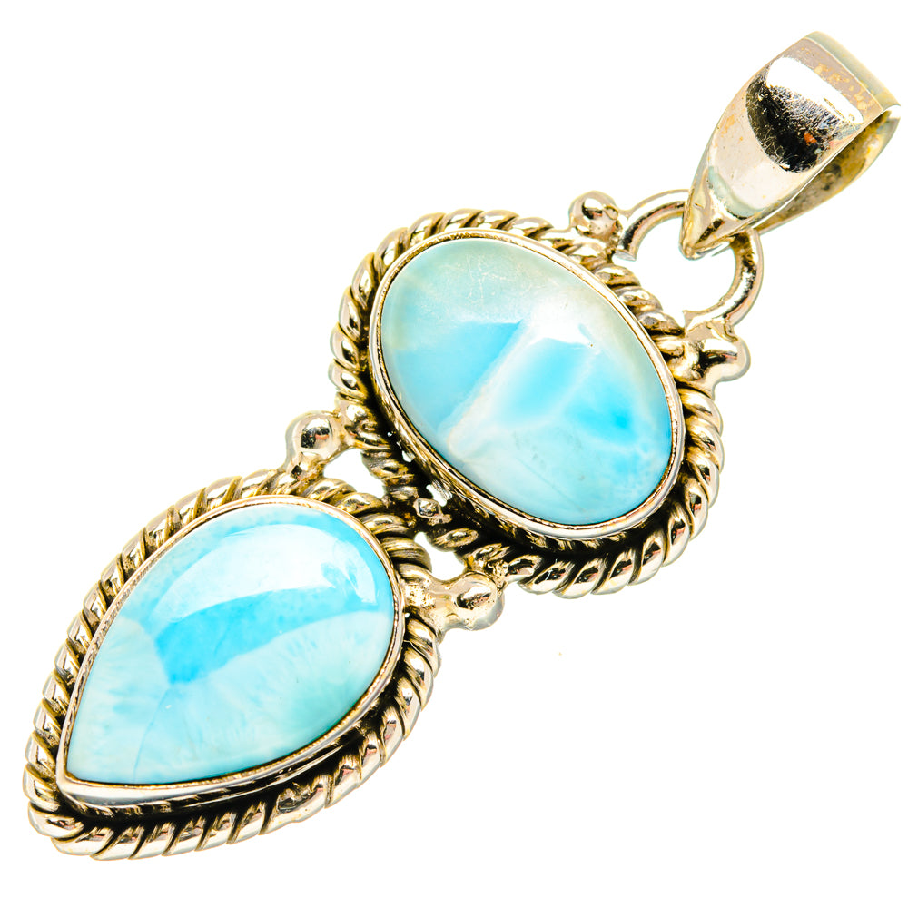 Larimar Pendants handcrafted by Anasilvercos - PD28302 - Photo 2