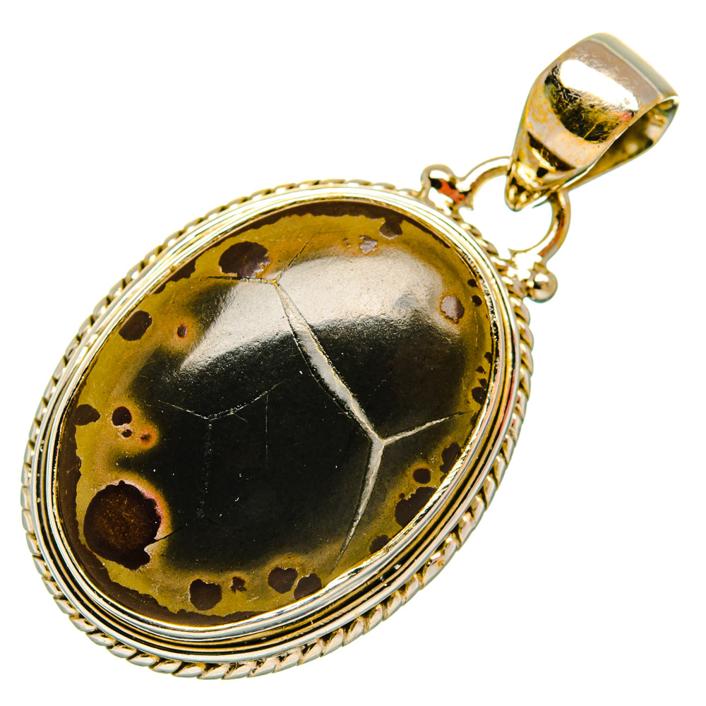 Septarian Geode Pendants handcrafted by Anasilvercos - PD28305 - Photo 2