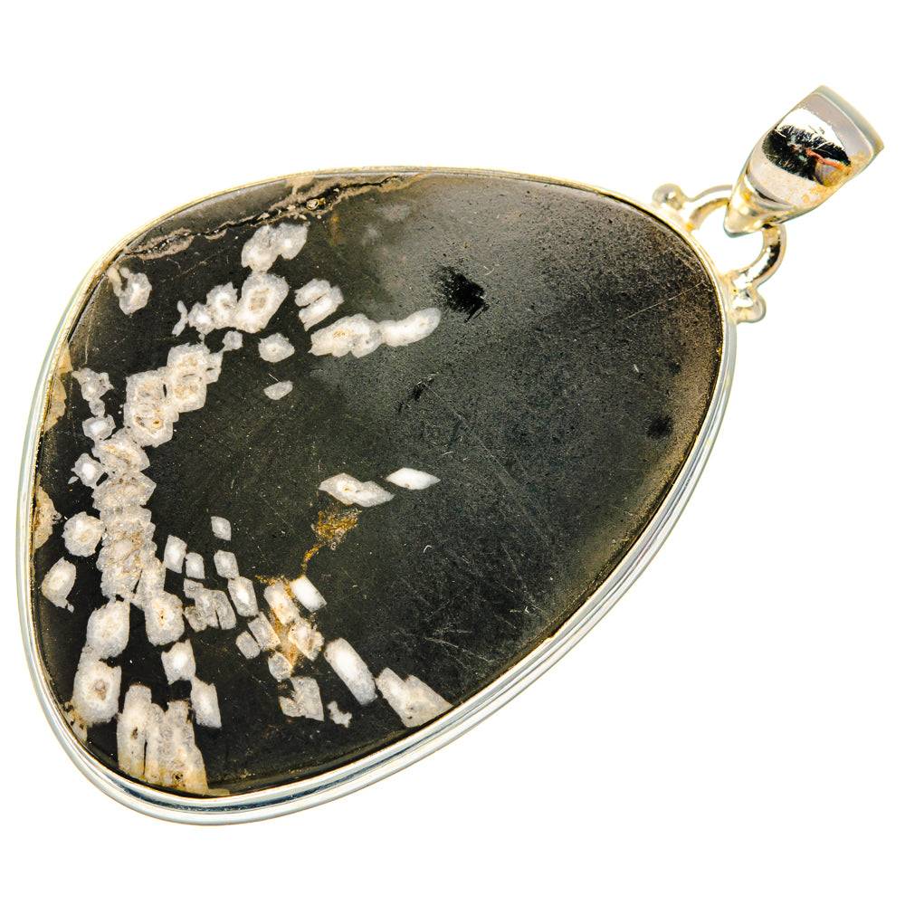 Chrysanthemum Stone Pendants handcrafted by Anasilvercos - PD28306 - Photo 2