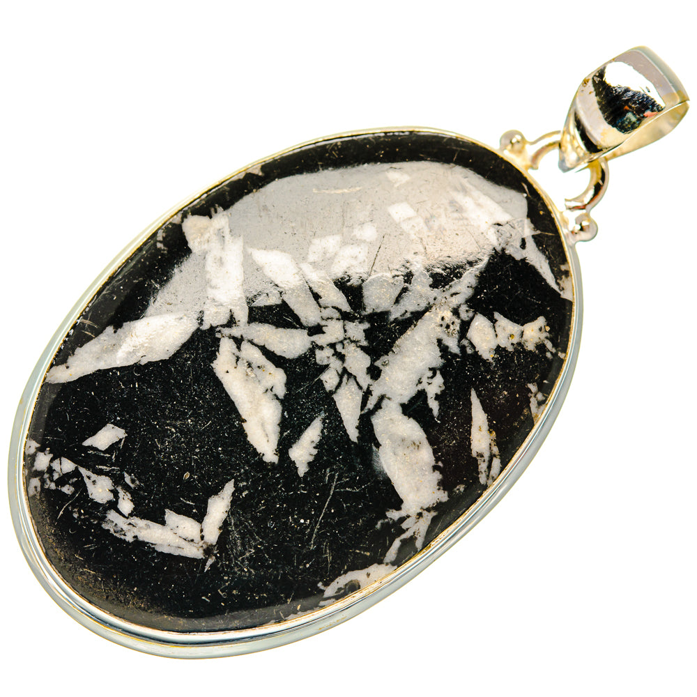 Chrysanthemum Stone Pendants handcrafted by Anasilvercos - PD28309 - Photo 2