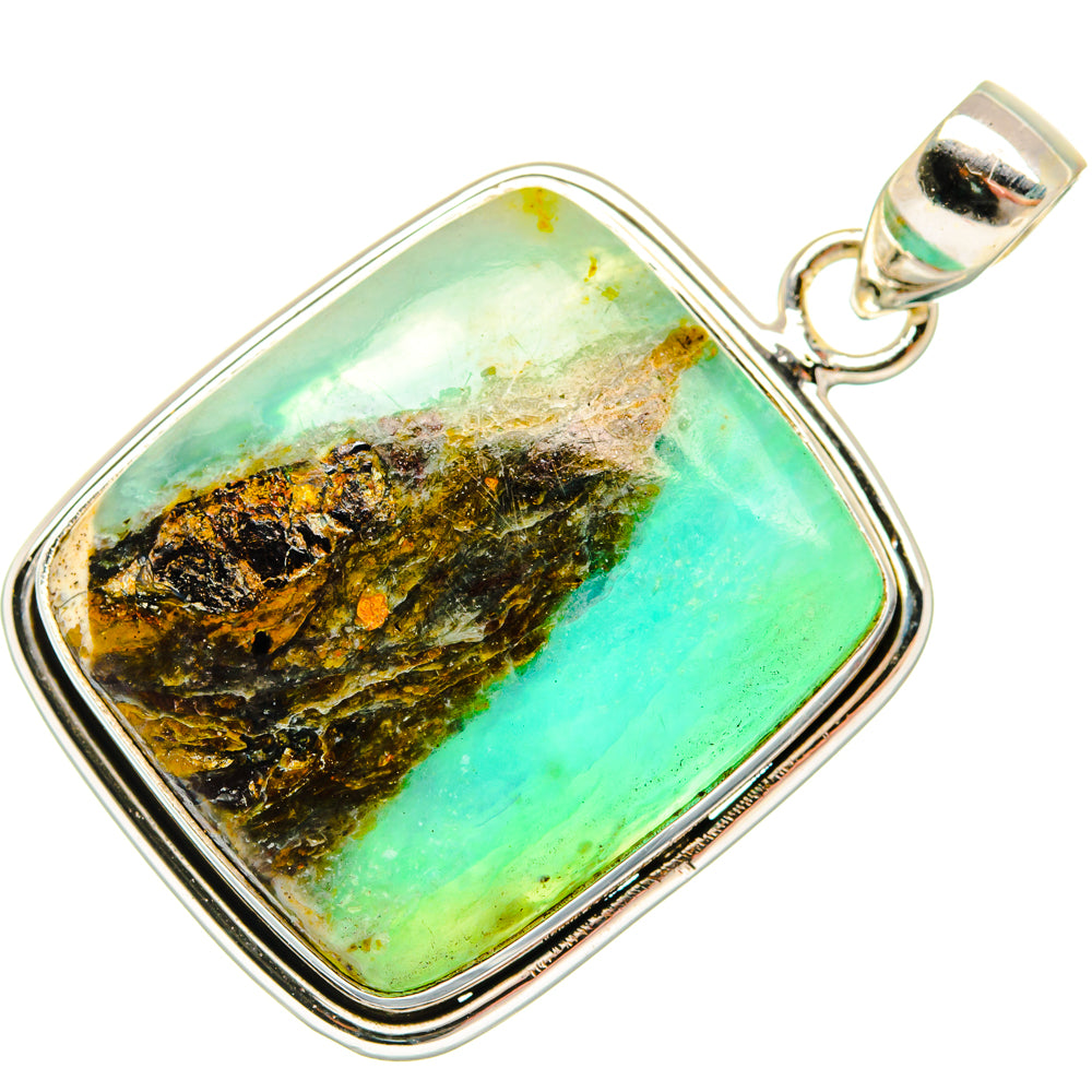 Peruvian Opal Pendants handcrafted by Anasilvercos - PD28316 - Photo 2