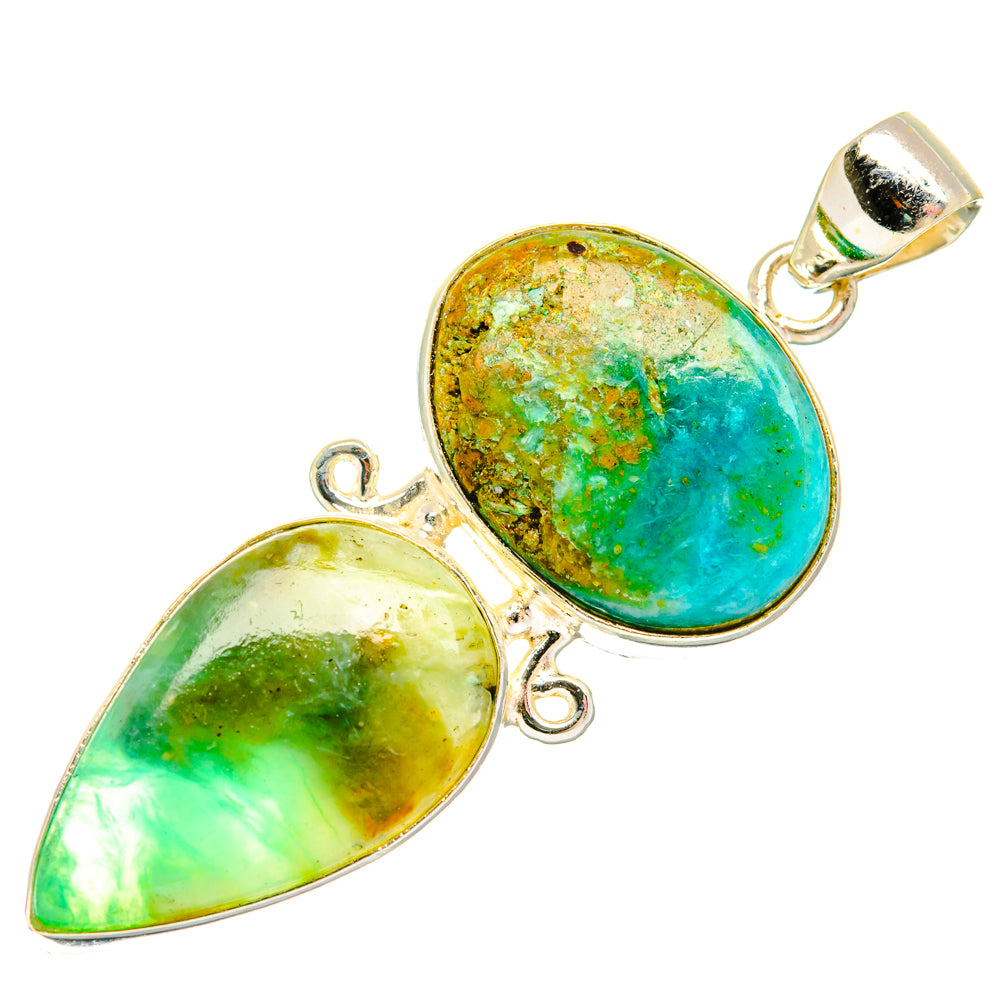 Peruvian Opal Pendants handcrafted by Anasilvercos - PD28320 - Photo 2