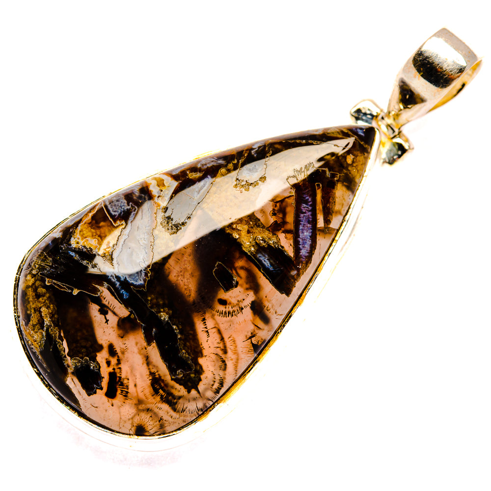 Turkish Tube Agate Pendants handcrafted by Anasilvercos - PD28338 - Photo 2