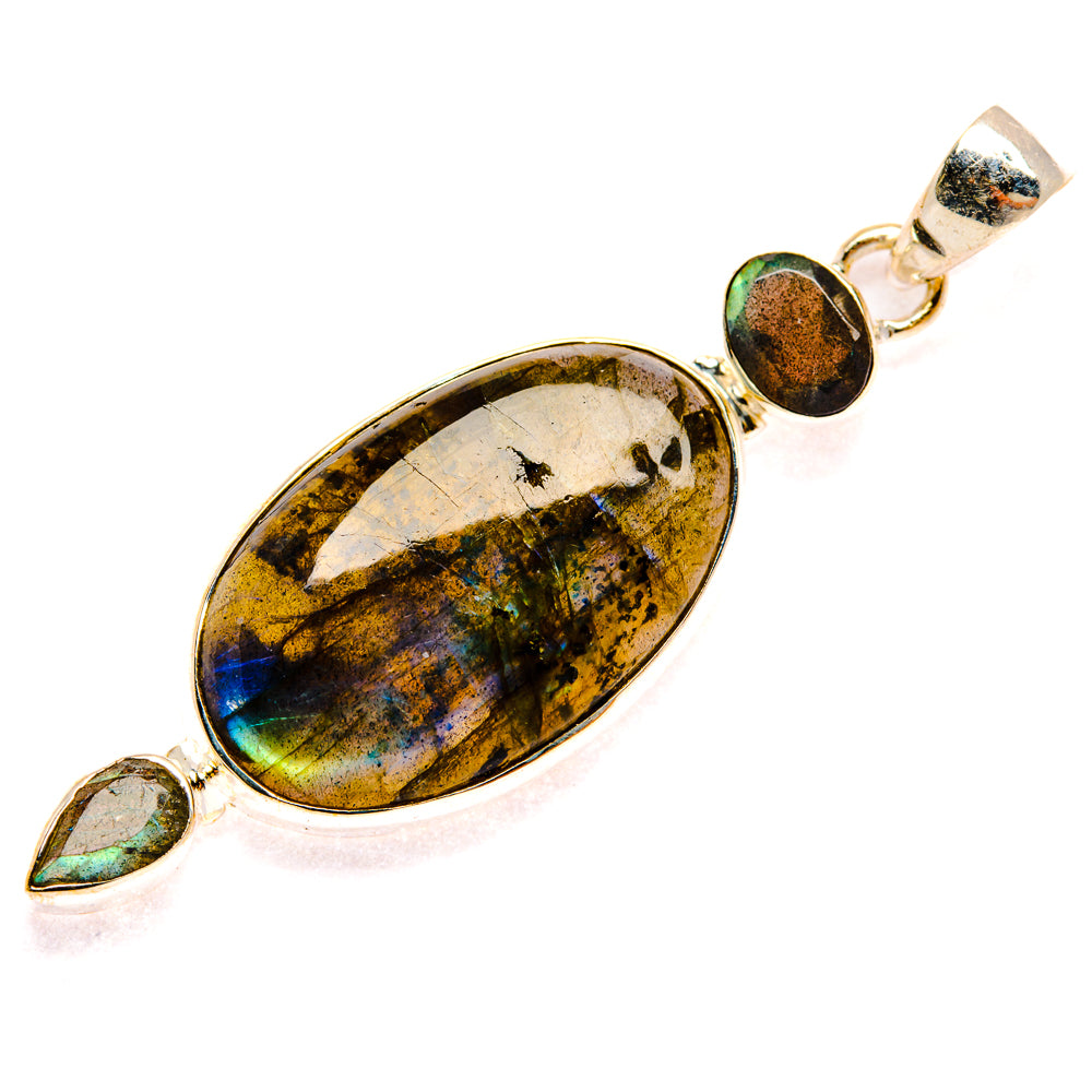 Labradorite Pendants handcrafted by Anasilvercos - PD28340 - Photo 2