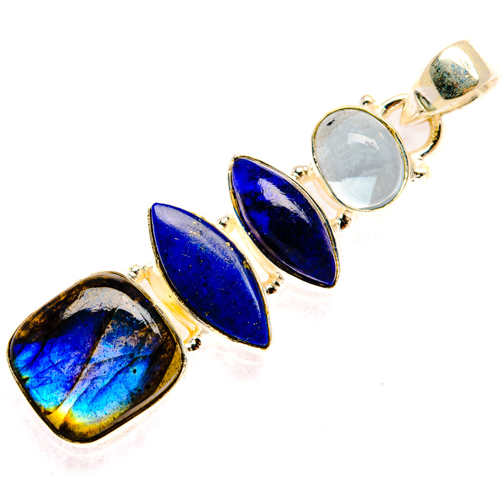 Labradorite Pendants handcrafted by Anasilvercos - PD28350 - Photo 2
