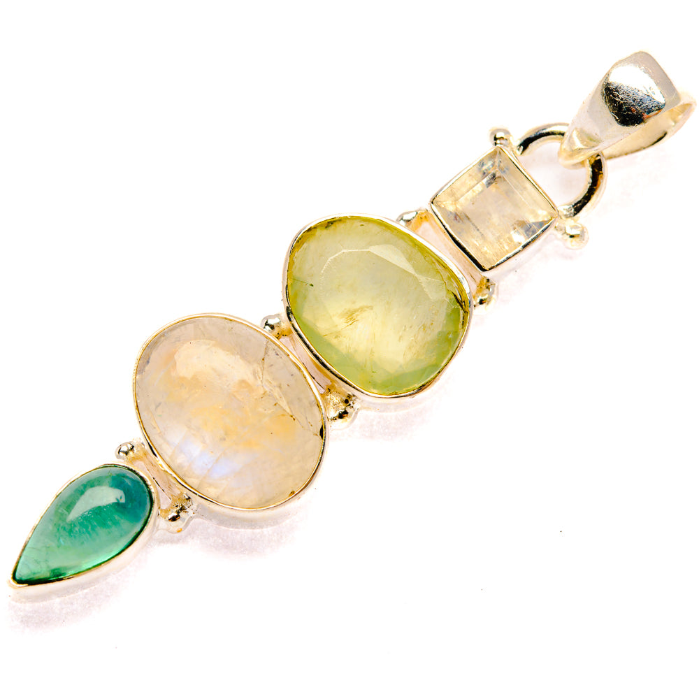 Rainbow Moonstone Pendants handcrafted by Anasilvercos - PD28353 - Photo 2