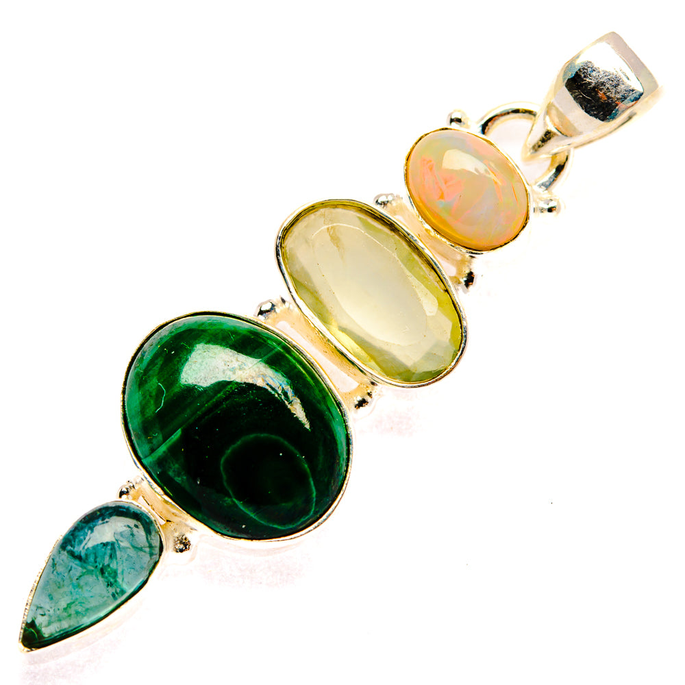 Malachite Pendants handcrafted by Anasilvercos - PD28354 - Photo 2